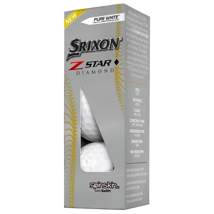 SRIXON - Douzaine Z-STAR DIAMOND 2+1 OFFERTE