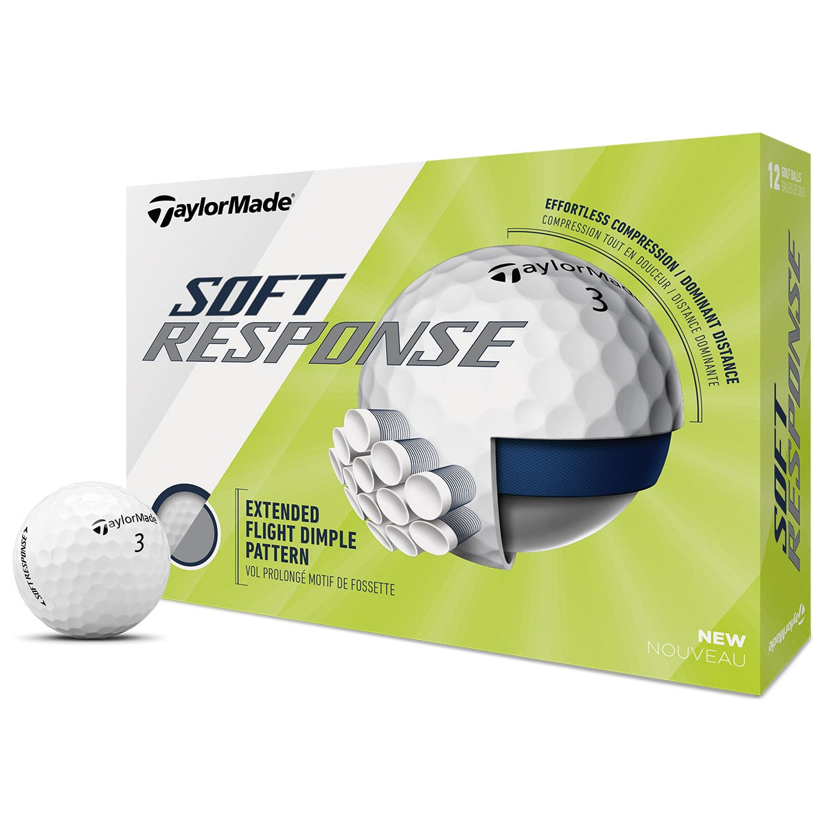 TAYLORMADE - Balles SOFT RESP Douzaine